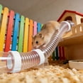 thumbnail image 5 of 8 PCS Hamster Tunnel Tube Set, Transpet Cage Accessories - Curvy DIY Toy Tubes for Dwarf Hamster, Mice, Rat, Small Animal Adventure Pipe & Toys, 5 of 5