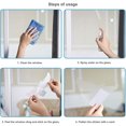 thumbnail image 3 of Pegatinas anticolisión para ventanas con diseño de pájaros, protector de puertas de cristal y protección contra pájaros, reflexión, 12 unidades, 3 of 5