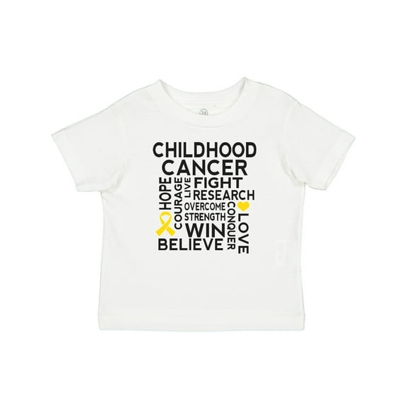 Inktastic Childhood Cancer Awareness Boys or Girls Baby T-Shirt