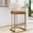 Yellow, variant on Summit Living Counter Height Bar Stool with Back Set of 2, 24.8" Modern PU Upholstered Bar Chair with Metal Frame, Gray