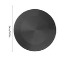 thumbnail image 3 of Advancent Placa de conducción de calor de aluminio, difusor de calor, placa de descongelación, cocina, carne rápida, bandeja de descongelación, Utensilios de cocina negro 24 cm * 4 mm Advancent HA006606-01, 3 of 6