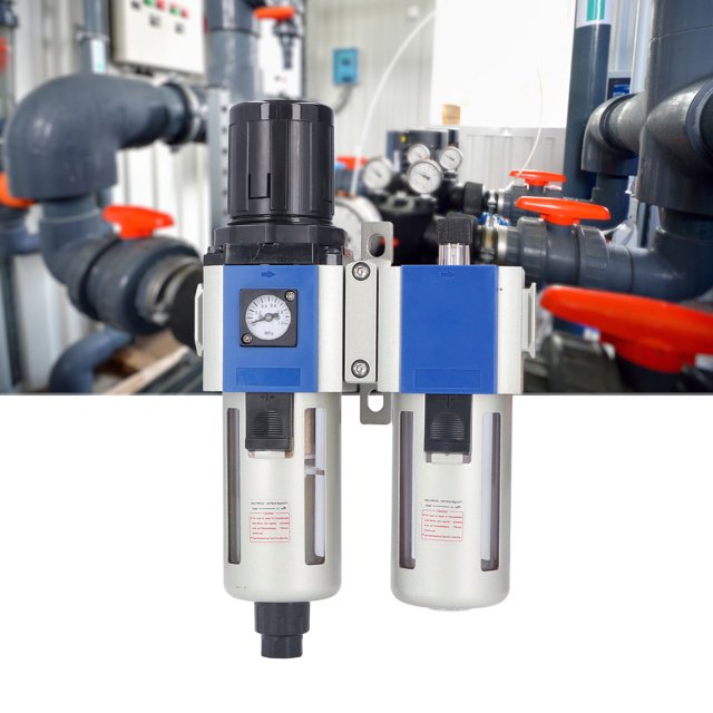 Separador De Trampa De Aceite De Agua, 2 Unidades De aleación De Aluminio Eliminación Eficiente Filtro Comprimido Regulador Lubricador Combo Rápido Para Filtrado