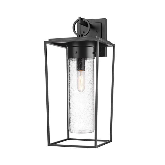 594B-BK-Z-Lite-Sheridan - 1 Light Outdoor Wall Sconce In Outdoor Style-24 Inches Tall and 10 Inches Wide-Black Finish