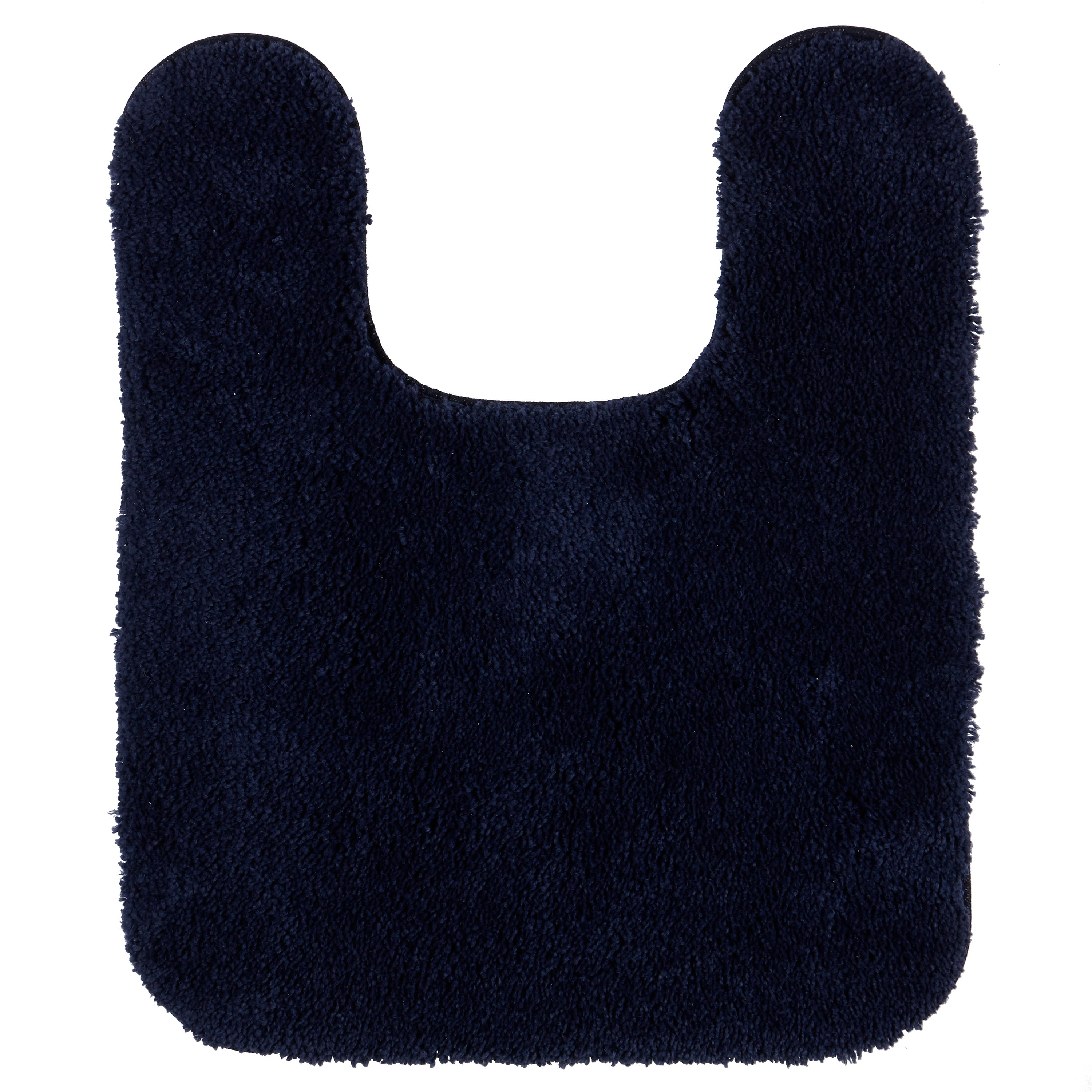 Mohawk Home Pure Perfection Navy Bath Rug Contour, 1'8"x2', Navy