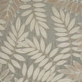 thumbnail image 4 of 10' X 13' Natural Floral Non Skid Indoor Outdoor Area Rug, 4 of 5