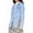 Light Blue, variant on Female'S Fashion Lace Up Denim Jacket Long Sleeve Open Front Vintage Short Jean Coat Casual Streetwear Dark Blue S