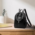 thumbnail image 2 of PU leather Girls Women Backpack School Shoulder Bag Rucksack Tote Bookbag, 2 of 7