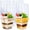 8 oz, variant on 150 count 3 OZ Square Plastic Cups Clear Dessert Cups Plastic Appetizer Tumbler for Parfait Puddings Mousse Fruit Ice Cream Party Wedding Valentine