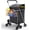 Silver, variant on Lifetime Appliance Parts Shopping Cart w/Waterproof Basket Liner & 360° Swivel Wheels | Foldable Collapsible & Lightweight | Perfect for Groceries Laundry Utility Cart - Black