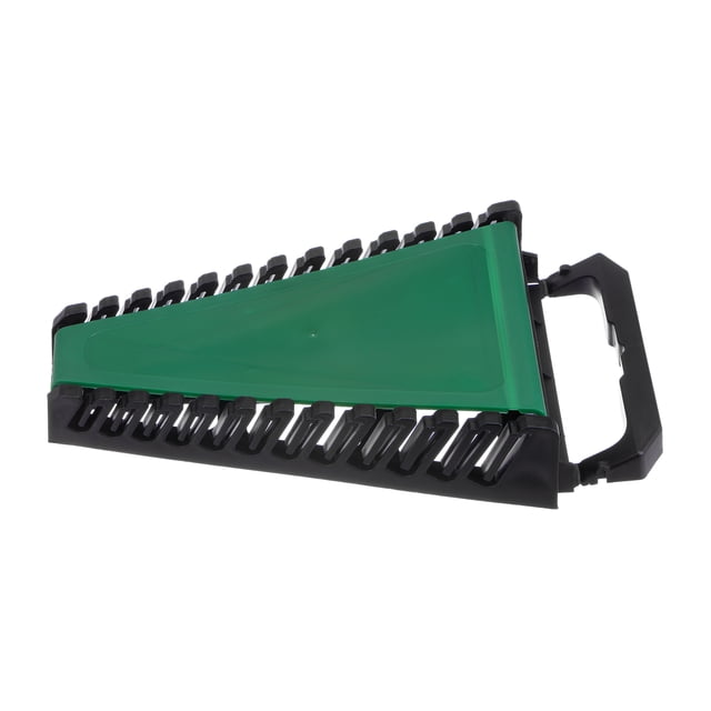 Unique Bargains Wrench Organizer Rack 12 Slots 8.3' x 5.9' ABS Plastic Tool Holder with Handle for Carrying