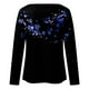 thumbnail image 5 of Camisas Para Mujer Moda Manga Larga Cuello Redondo Blusa Estampada Otoño Causal Pullover Tops Odeerbi  ODB127880, 5 of 5