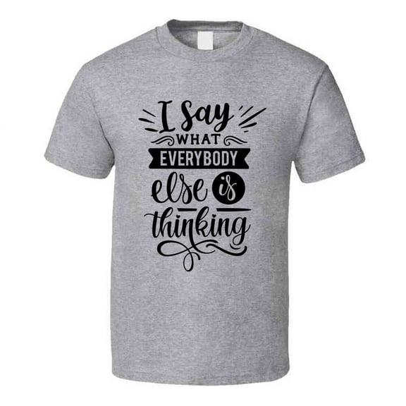 TrendyTees Men's Gray Solid Print T-Shirt