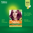 thumbnail image 5 of (4 pack) Nisha Creme Hair Color | Permanent Long Lasting Wine Hair Dye Colour Kit | Wine Burgundy | Mini Box 40gm / 1.35 Oz, 5 of 10