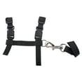 thumbnail image 3 of Arnés para gatos, collar de correa de nailon de diseño ajustable con correa, arnés de seguridad para gatos separable para perros pequeños y mascotas que caminan al aire libre, negro MFZFUKR WFLD-55, 3 of 8