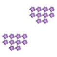 thumbnail image 3 of Billuyoard 10x ramo de flores aspecto realista y durabilidad duradera decoración de boda ecológica púrpura oscuro morado oscuro 2Conjunto, 3 of 6