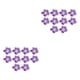 thumbnail image 4 of Toystoory 10 piezas de flores artificiales para decoración, opciones de aplicación versátiles y amplias, decoración elegante para el hogar, morado oscuro 2Conjunto, 4 of 6