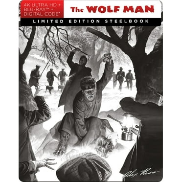 The Wolf Man (1941) (Walmart Exclusive) (Steelbook) (4K Ultra HD   Blu-ray   Digital), Horror, Universal
