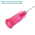 thumbnail image 4 of 25Ga Dispensing Needles, 18PCS 1.5 Inch Industrial Blunt Tip Dispensing Needle Syringes with Luer Lock Needle 2inch Long for Refilling Liquid Inks Adhesive Glue Oil, Red, 4 of 7
