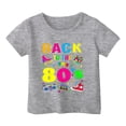 thumbnail image 4 of HABDGIKS T-Shirts Fille Manches Courtes Imprimé Carnaval Col Rond Ample, 4 of 4