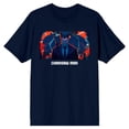 thumbnail image 6 of Chainsaw Man Aki Hayakawa Devil Hunter Human Navy Short Sleeve Adult T-Shirt-XS, 6 of 7
