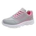 thumbnail image 2 of AUDeals Women's Orthopedic Walking Shoes, Slip On Sneakers with Arch Support for Swollen Feet and Daily Pain Relief (Pink, 7), 2 of 8