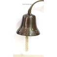 thumbnail image 2 of Brass Nautical Antique Ship Bell 8" Wall Hanging Nautical Decor Door Bells, 2 of 4