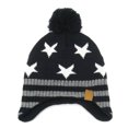 thumbnail image 4 of Gorro infantil de punto de moda para otoño e invierno, gorro de lana cálido con protección para las orejas para niños y niñas, gorro de polar, gorro informal de moda, 4 of 6