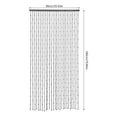 thumbnail image 2 of Black Natural Wood Black Door Curtain Beads Front Door Decor Doorway Beads Curtains for Living Rooms, 2 of 17