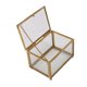 thumbnail image 3 of Caja de joyería de estilo de vidrio geométrico, contenedor de mesa para exhibir recuerdos de joyería, decoración del hogar, 3 of 5