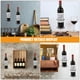 thumbnail image 4 of HEALEEP 8Ud Repisa Para Licor Montada En Pared De Metal Negro Para Uso Personal Y Profesional, 4 of 8