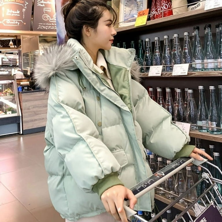 DanceeMangoo Winter Jacket Women Clothes Parkas Korean Fashion Loose Bread  Coat Mid-length Warm Female Cotton Jackets Casaco Feminino Lq