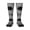 1 Black, variant on Women's Knee High Socks Rotational Motion Illusion Psychedelic Outdoor Casual Tube Socks
