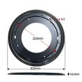 thumbnail image 1 of Seamless Rotation Lazy Susan Rotating Bearing Turntable for DIY Projects Black, 1 of 10