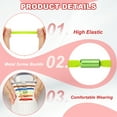 thumbnail image 3 of No Tie Shoelaces Tieless Elastic Shoe Laces with 4 Metal Locks Buckles Fit for Adults Sneakers Canvas Shoes Light Green, 3 of 7