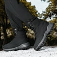 thumbnail image 5 of YOURDIARY Men's Insulated Waterproof Hiking Winter Snow Boots, 5 of 9