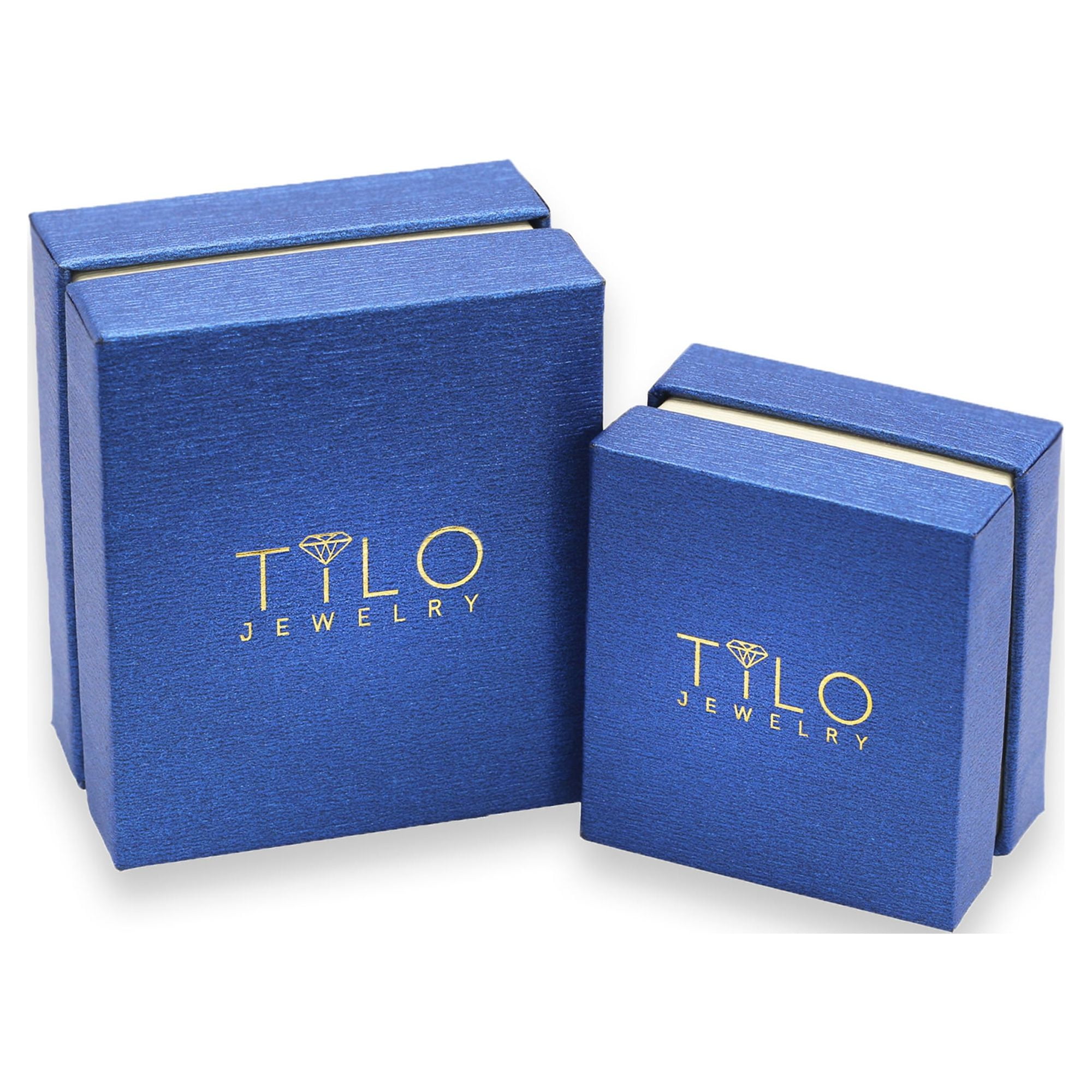 Tilo Jewelry 14K Solid White Gold Comfortable Replacement Backings for Push-back and Screw-back Stud Earrings | Small