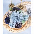 thumbnail image 4 of Blue and White Artificial Flowers Combo Box Fake Roses for DIY Wedding Bouquets Bridal Shower Table Centerpieces Floral Arrangements Party Home Decor Cake Decorations, 4 of 5