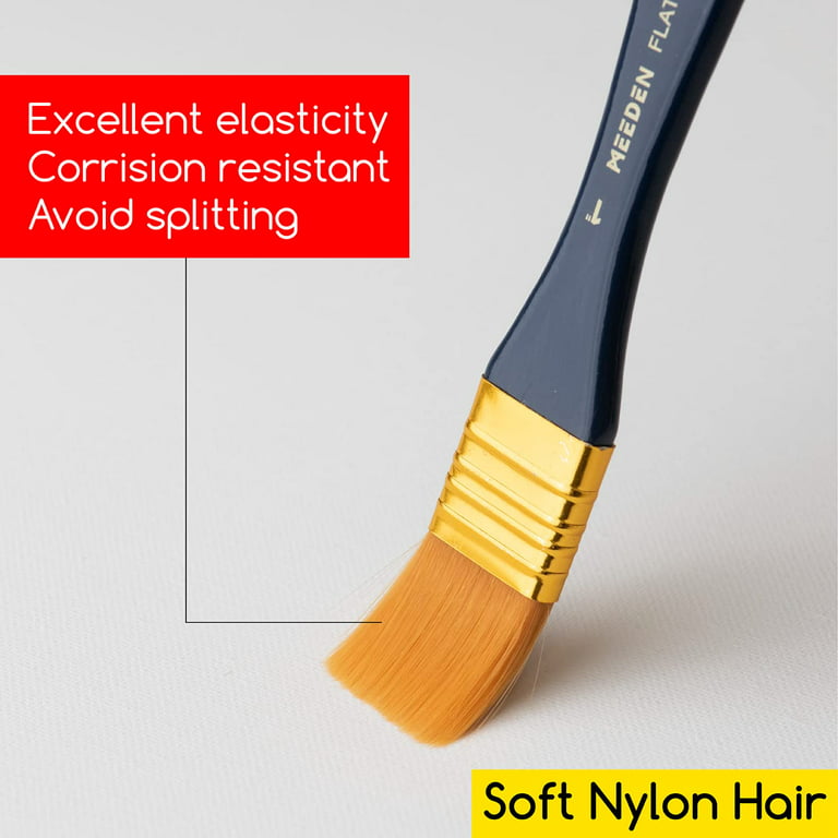 10PCS Artists Paint Brush Set Round Pointed Tip Nylon Hair Paint Brus –  AOOKMIYA