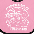 thumbnail image 4 of Inktastic Summer Vacation Mode Coronado Beach California Boys or Girls Baby Bib, 4 of 4