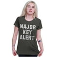 thumbnail image 4 of Major Key Alert Rap Entrepreneur Womens Slim Fit Graphic Tee Brisco Brands S, 4 of 4