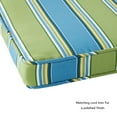thumbnail image 2 of Greendale Home Fashions 18 x 18 in. Cayman Stripe Outdoor Dining Seat Cushion (4-Pack), 2 of 6
