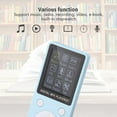 thumbnail image 4 of MP3 Players, Player Support 32GB TF Card with Headphone Long Standby Time Blue Portable Screen MP4 Music, 4 of 7
