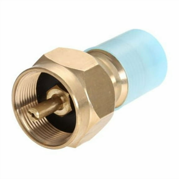 TECHTONGDA Propane Refill Adapter Lp Gas Cylinder Tank Coupler Furnace Connector Heater for Outdoor Camping Cooking 100% Brass