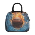 thumbnail image 3 of Sac à Lunch Isolé pour Volleyball – Sac Isotherme Réutilisable pour Adolescents Athlètes, École et Usage Extérieur, 3 of 6