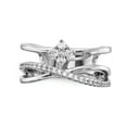 thumbnail image 5 of 925 Sterling Silver Polished with CZ Ring Size: 7; for Adults and Teens; for Women and Men, 5 of 5