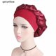 thumbnail image 4 of Qetyellow Solid Satin Bonnet Hair Styling Sleep Hat Wrap Shower Cap Hair Styling Tools CO, 4 of 4