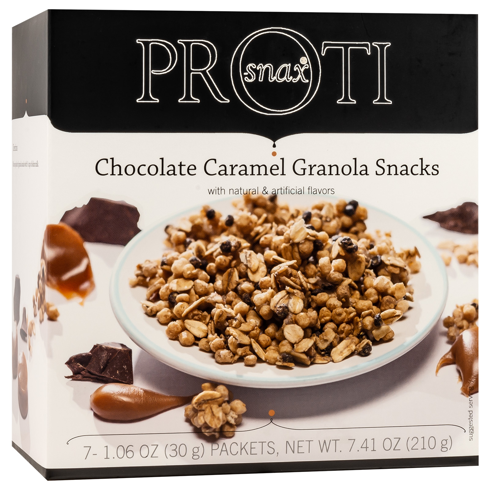 ProtiThin Chocolate & Caramel Protein Granola, 11g Protein, Low