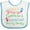 White and Blue, variant on Inktastic Lacrosse Coach Like Daddy Boys or Girls Baby Bib