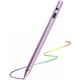 thumbnail image 1 of Lápices ópticos activos para pantallas táctiles, lápiz digital recargable de punta fina de 1,5 mm, capacitivo, compatible con iPhone, iPad y otras tabletas (rosa)., 1 of 1