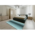 thumbnail image 4 of Ahgly Company Indoor Rectangle Patterned Deep-Sea Blue Area Rugs, 4' x 6', 4 of 6